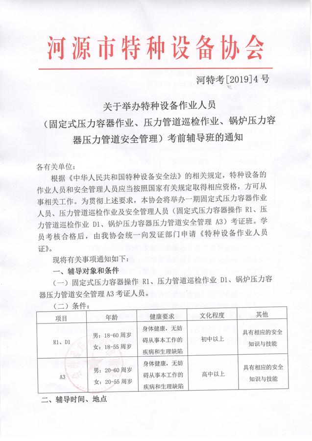 2019年4月固定压力容器,压力管道巡检作业,锅炉压力容器压力管道安全